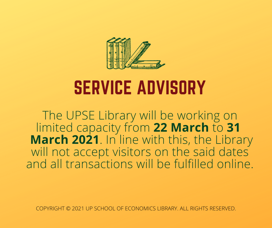 Service Advisory (22 Mar-31 Mar 2021)