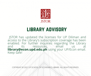 Access to JSTOR